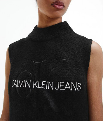 Теплый топ CALVIN KLEIN Jeans J20J217574 с высоким воротником и логотипом