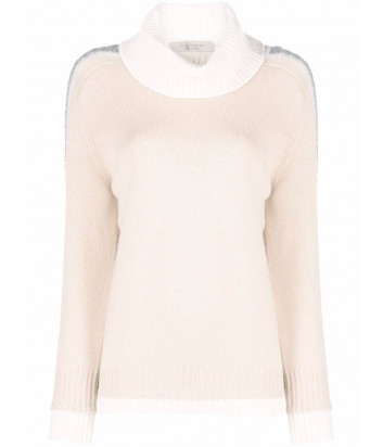 Джемпер D.EXTERIOR 53174 с высоким воротником бежевый