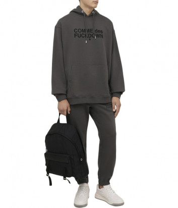 Спортивные брюки COMME DES FUCKDOWN CDFU1234 зеленые с логотипом