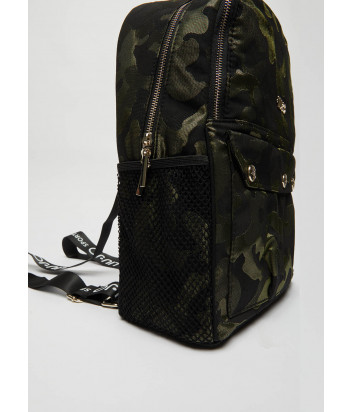 Текстильный рюкзак LIU JO Sport TF1174 T0300 с камуфляжным принтом зеленый