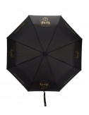 Зонт KARL LAGERFELD K/Ikonik 216W3905 черный с золотым принтом