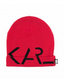 Шапка KARL LAGERFELD Kids Z11035 красная с логотипом