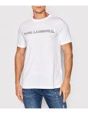 Футболка KARL LAGERFELD 755034 512224 белая с логотипом