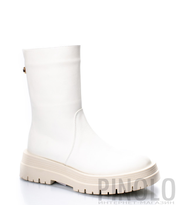 Кожаные ботинки HELENA SORETTI Julia 047 молочные