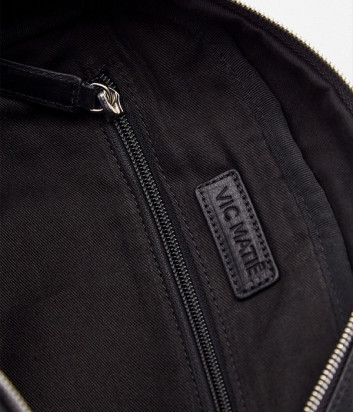 Кожаная сумка через плечо VIC MATIE 1W0424T в комплекте с зонтиком черная