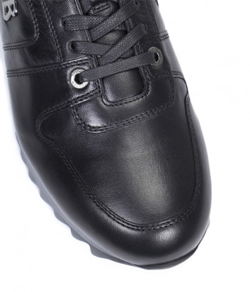 Кожаные кроссовки BOGNER 12140-353 на меху черные