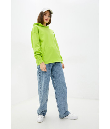 Толстовка с капюшоном CALVIN KLEIN Jeans J20J216929 салатовая