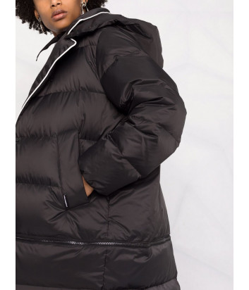 Стеганное пальто-куртка трансформер KARL LAGERFELD 216W1502 черное