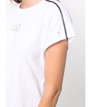 Футболка EA7 EMPORIO ARMANI 6KTT04 TJBEZ белая с логотипом