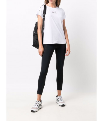 Футболка EA7 EMPORIO ARMANI 6KTT04 TJBEZ белая с логотипом