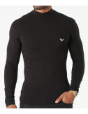 Лонгслив EMPORIO ARMANI 111695 1A511 с горловиной черный