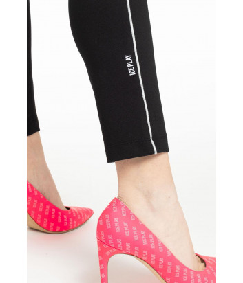 Черные брюки ICE PLAY U2MB081P471 с тонкими белыми лампасами