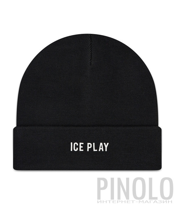 Шапка ICE PLAY W2M130409014 с логотипом черная