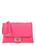 Кожаная сумка KARL LAGERFELD 205W3078 на цепочке розовая