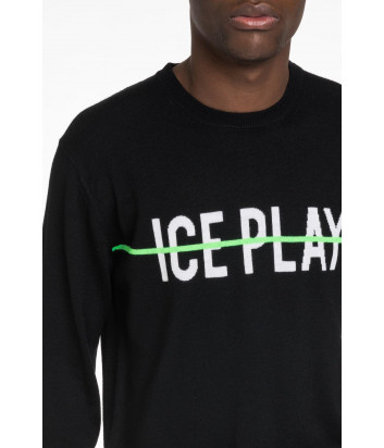 Джемпер ICE PLAY A0099014 черный с белым крупным логотипом