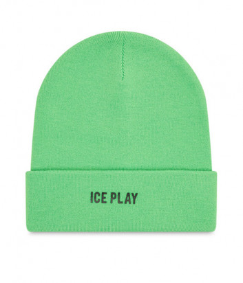 Трикотажная шапка ICE PLAY 30409014 зеленая с логотипом