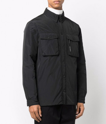 Куртка-рубашка KARL LAGERFELD 505015 512510 с логотипом черная