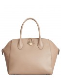Сумка Furla Olimpia 748961 большая из зернистой кожи на молнии бежевая