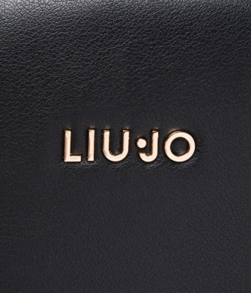 Рюкзак из экокожи LIU JO NF1006 E0040 с внешним карманом черный