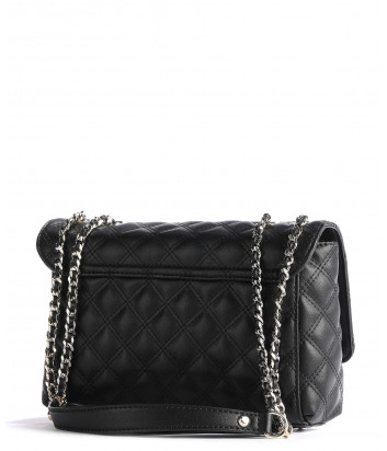 Сумка на цепочке GUESS Cessily HWEV7679210 в стеганной экокоже черная
