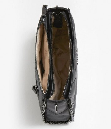 Сумка GUESS Khatia HWQM8381180 в стеганной экокоже черная