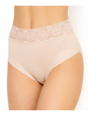 Трусы-слипы Janira Dolce Cinture 31785 с завышенной талией кофейные