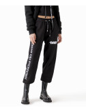 Спортивные брюки COMME DES FUCKDOWN CDFD1586 черные с принтом