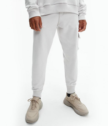 Мужской спортивный костюм CALVIN KLEIN Jeans J30J319697/J30J319777 светло-серый Мужской спортивный костюм CALVIN KLEIN Jeans J30J319697/J30J319777 светло-серый