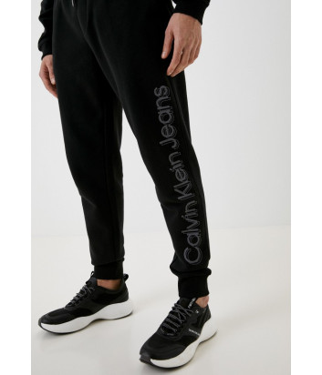 Спортивные брюки CALVIN KLEIN Jeans J30J319651 черные с логотипом