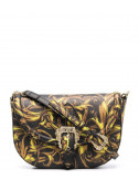 Сумка VERSACE Jeans Couture 72VA4BFN черная с принтом Regalia Baroque