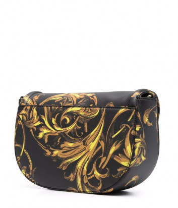 Сумка VERSACE Jeans Couture 72VA4BFN черная с принтом Regalia Baroque