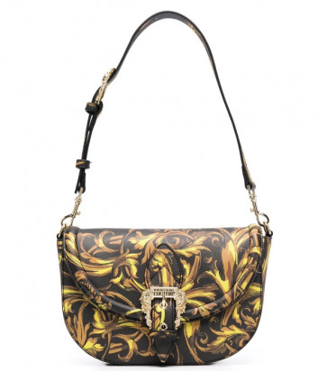 Сумка VERSACE Jeans Couture 72VA4BFN черная с принтом Regalia Baroque