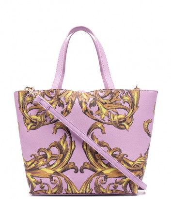 Двухсторонняя сумка VERSACE Jeans Couture 72VA4BZ2 розовая с принтом