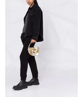 Сумка через плечо VERSACE Jeans Couture 72VA4BF2 белая с принтом