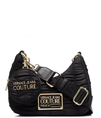 Стеганная сумка VERSACE Jeans Couture 72VA4BX3ZS225 через плечо черная