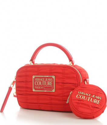 Маленькая сумочка VERSACE Jeans Couture 72VA4BX2ZS225 стеганная красная