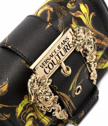 Маленькая сумочка на цепочке VERSACE Jeans Couture 72VA4BF6 черная с принтом