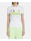 Белая футболка ICEBERG F0726309 с изображением Snoopy