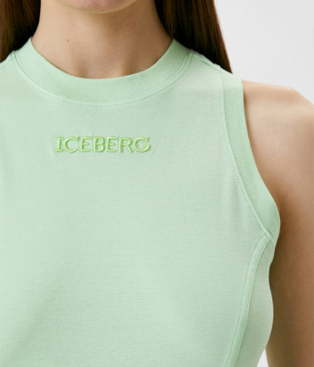 Топ ICEBERG T0116307 с логотипом салатовый