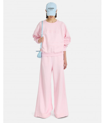 Свитшот ICEBERG E0716305 с вышитым логотипом нежно-розовый