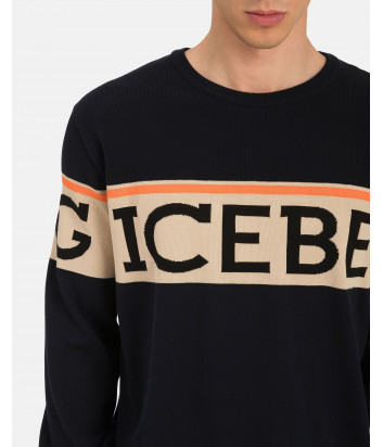 Трикотажный костюм ICEBERG AO057604-AB057604 синий с логотипом