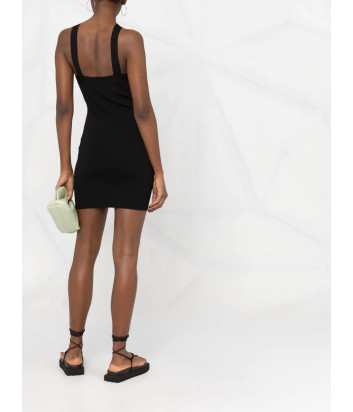 Мини-платье P.A.R.O.S.H. ROMA D550701 эластичное на бретелях черное