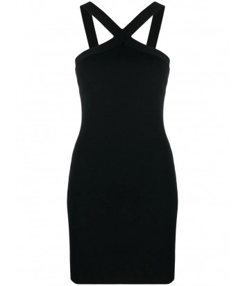 Мини-платье P.A.R.O.S.H. ROMA D550701 эластичное на бретелях черное