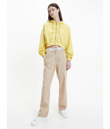 Широкие брюки CALVIN KLEIN Jeans J20J218943 бежевые