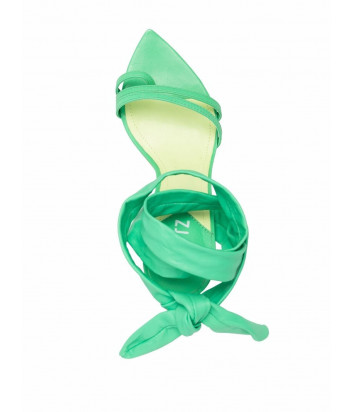 Кожаные босоножки SCHUTZ 205720 зеленые