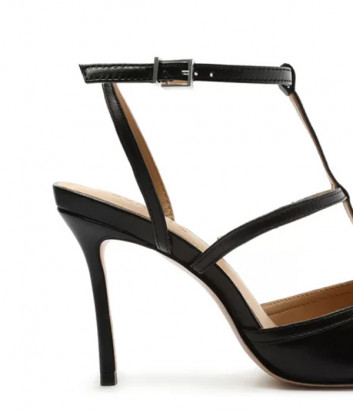 Кожаные босоножки SCHUTZ 030940 черные