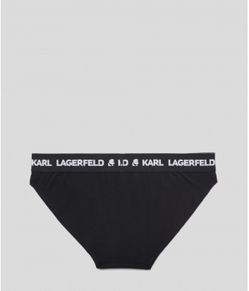 Трусики KARL LAGERFELD 211W2111 черные с логотипом
