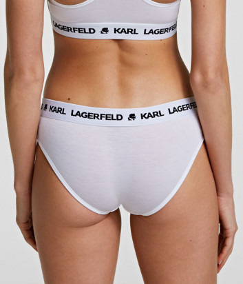 Трусики KARL LAGERFELD 211W2111 белые с логотипом