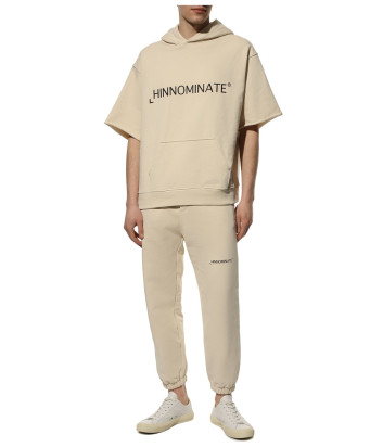 Спортивные брюки HINNOMINATE HNM37SP бежевые с логотипом