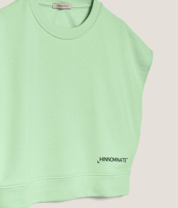 Топ-безрукавка HINNOMINATE HNW231SFS салатовый с логотипом